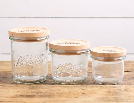Wood Edition Jar Bundle, Le Parfait, (Mixed Sizes)