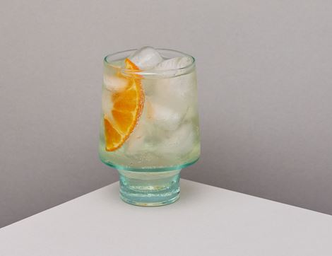 Clear Tall Wine Glass, The Atlas Works (240ml each, set of 4)