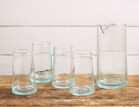 Clear Carafe & Highballs Set, The Atlas Works