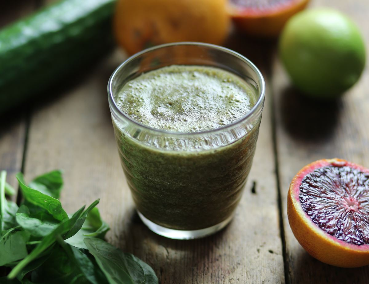 Zingy Green Grapefruit Smoothie