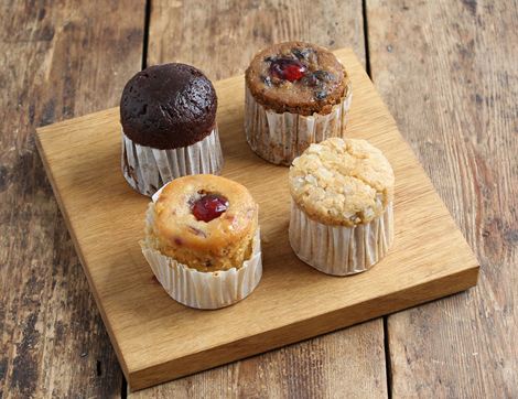 Mini Meg Cake Selection Box, B Corp, Non-Organic, Meg Rivers (Box of 4)
