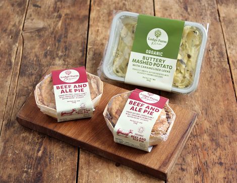 Pie And Mash For Two, Organic, Lodge Farm (860g)