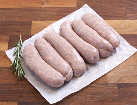 Pork Cumberland Sausages, Organic, Daylesford (400g)