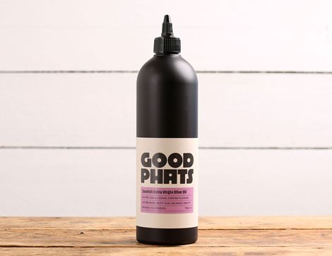 Spanish Extra Virgin Olive Oil Squeeze, B Corp, Non-Organic, Good Phats (750ml)