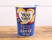 Greek Style with Passionfruit and Mandarin Yogurt, Organic, Yeo Valley (450g)