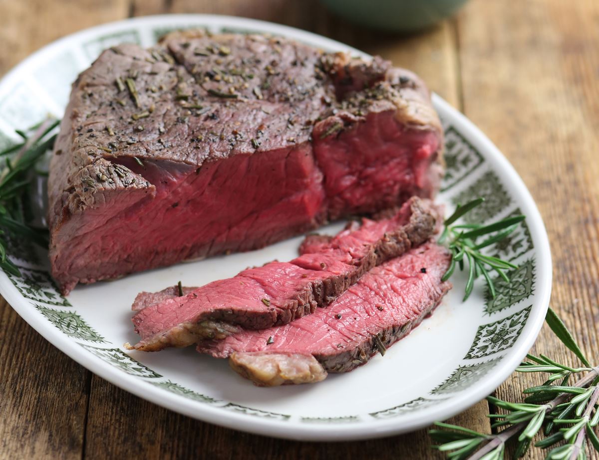 Topside with Rosemary & Balsamic Onions