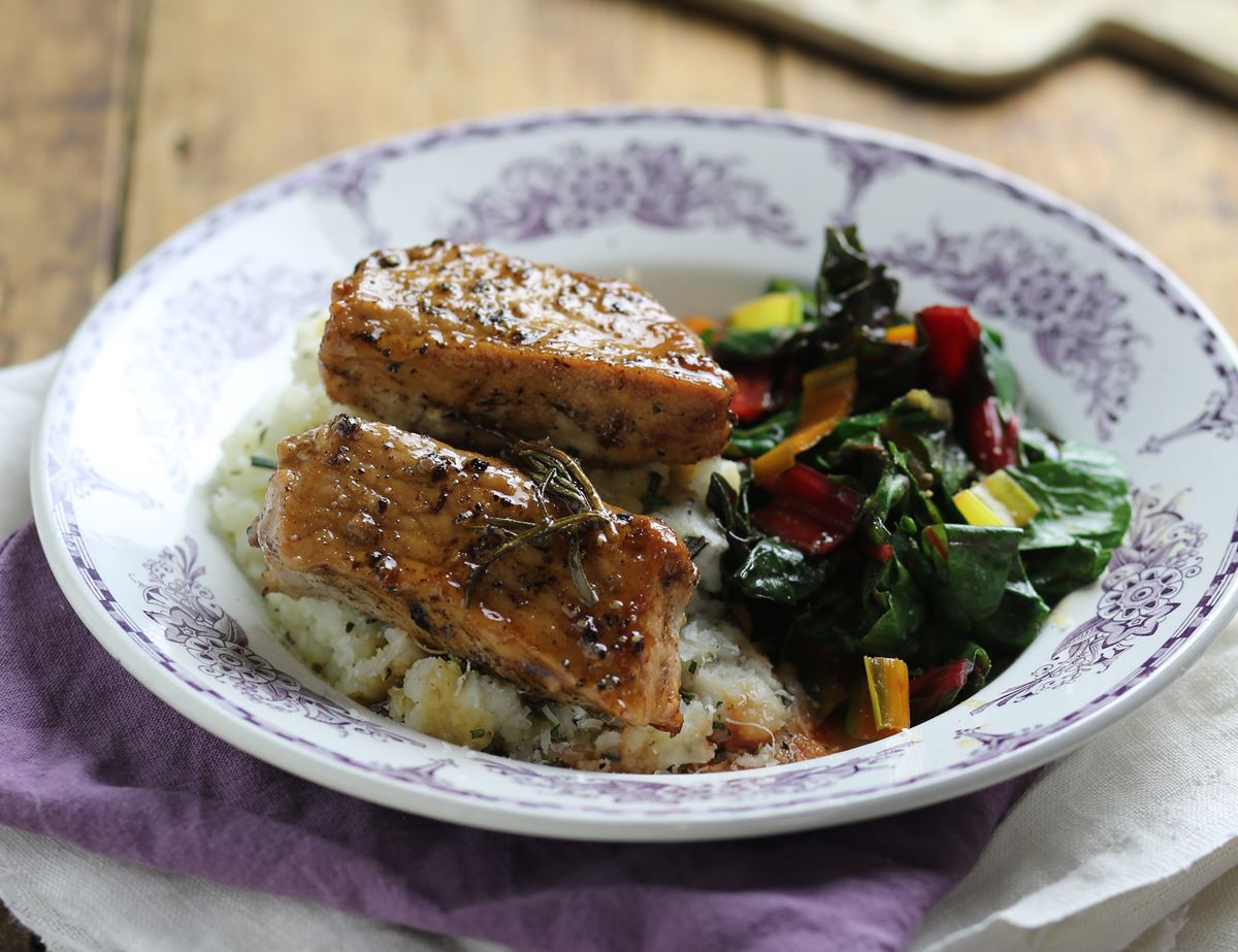 Honey Glazed Pork Medallions