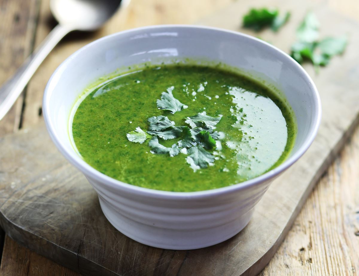 Courgette Soup with Ginger & Turmeric