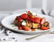 Brioche Toast with Balsamic Strawberries