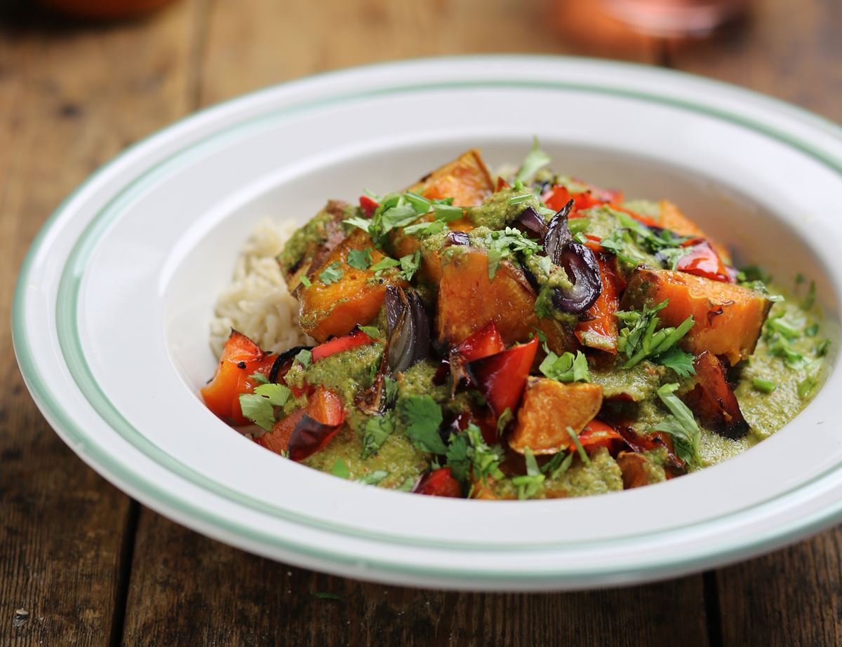 Sweet Potato, Coconut & Herb Mole