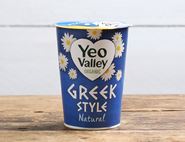 Greek Style Natural Yogurt, Organic, Yeo Valley (450g)