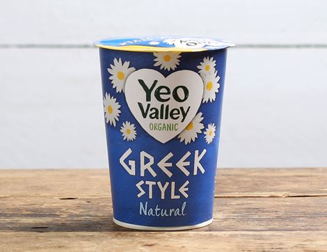 Greek Style Natural Yogurt, Organic, Yeo Valley (450g)