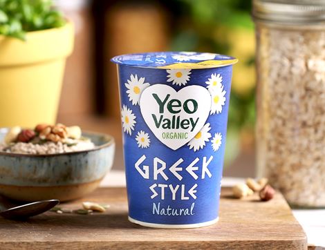 Greek Style Natural Yogurt, Organic, Yeo Valley (450g)