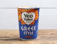 Greek Style Natural Yogurt with Honey, Organic, Yeo Valley (450g)