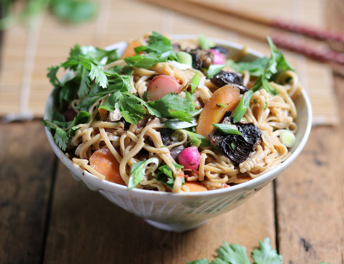 Speedy Peanut Butter Noodle Stir-Fry