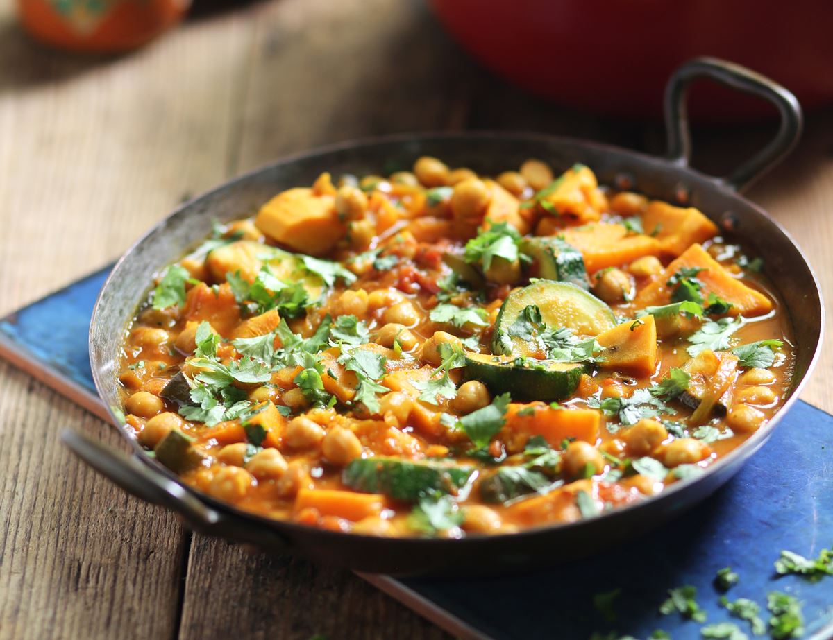 Moroccan Chickpea & Vegetable Tagine