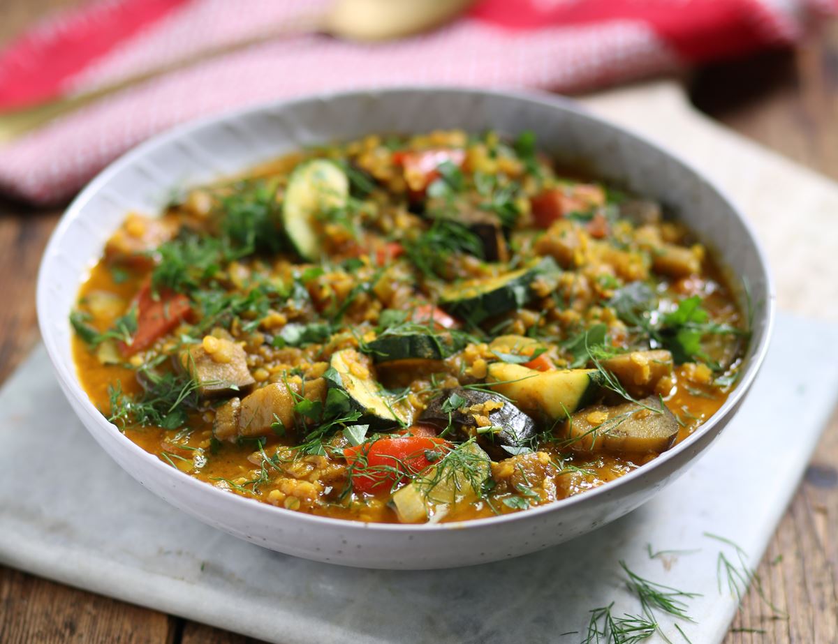 Persian Aubergine & Lentil Stew