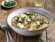 Hot & Creamy Veggie Curry with Jersey Royals