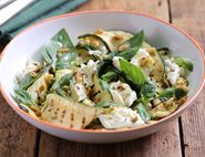 Charred Courgette & Mozzarella Salad