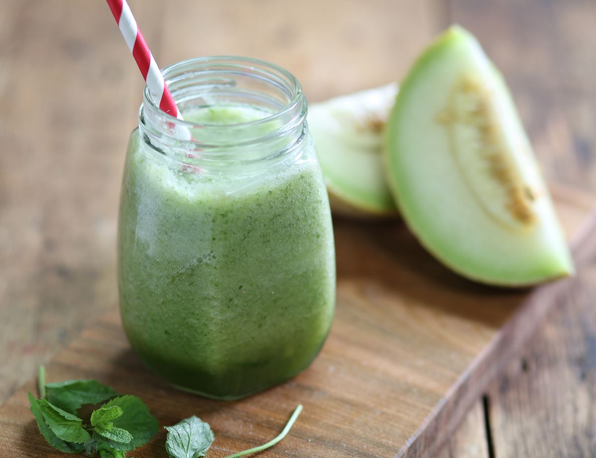 Melon, Cucumber & Mint Smoothie