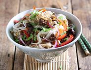 Quick & Crispy Chilli Beef Noodles