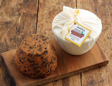 luxury christmas pudding abel & cole