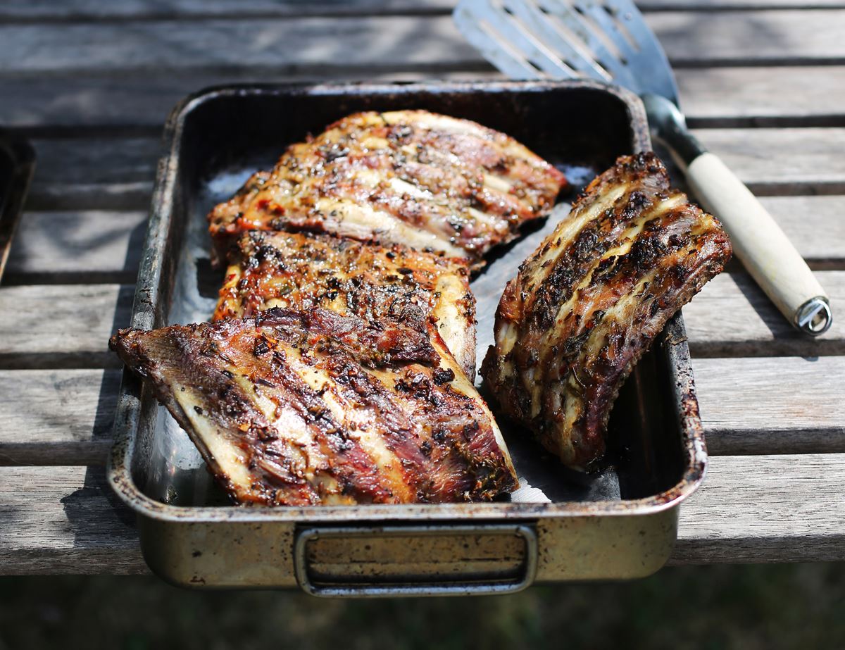 Fennel & Rosemary Crusted Ribs