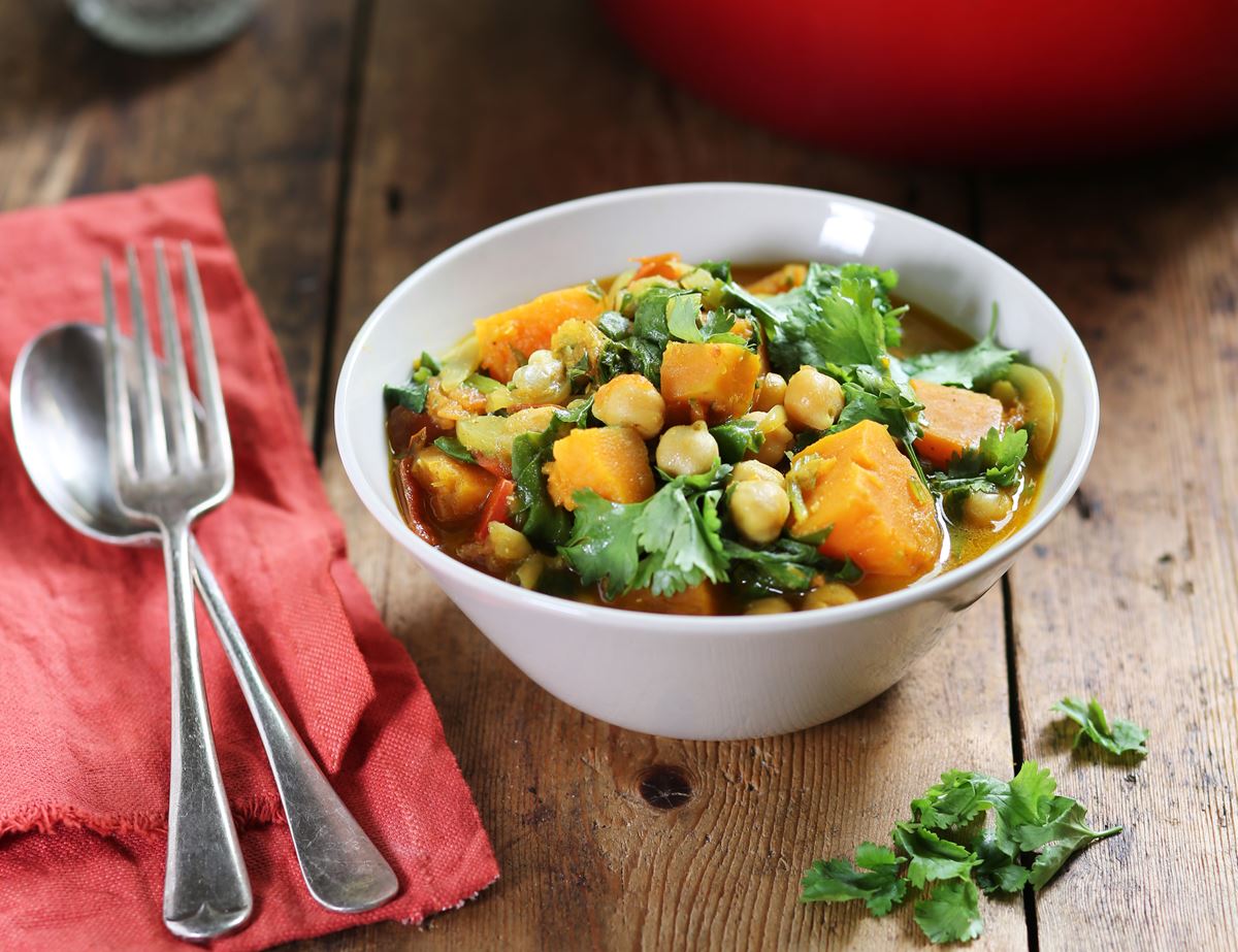 Spinach, Chickpea & Coconut Curry