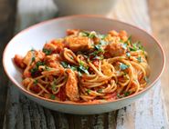 Seafood Spaghetti with a Smoky Tomato Sauce