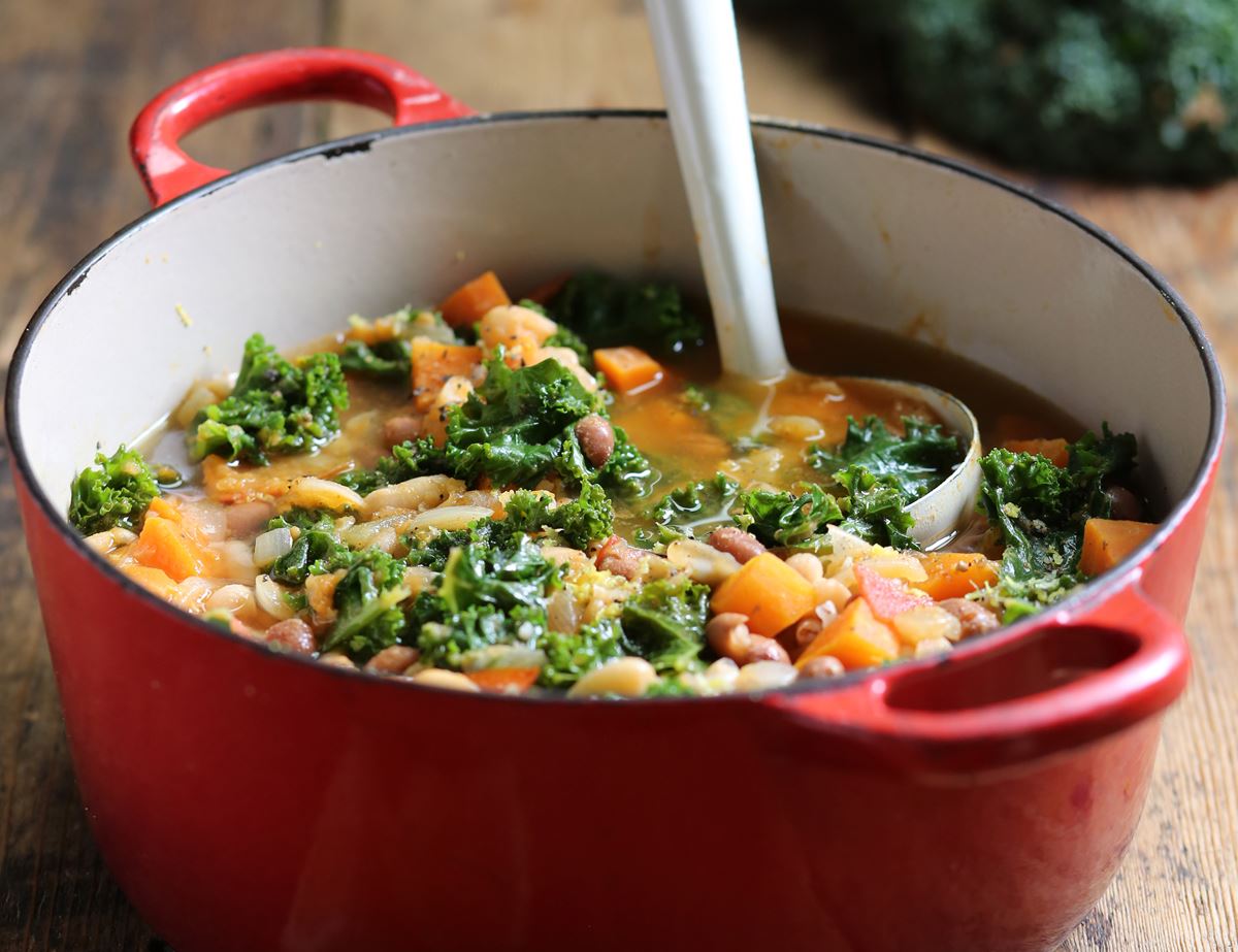 Spiced Bean & Kale Stew