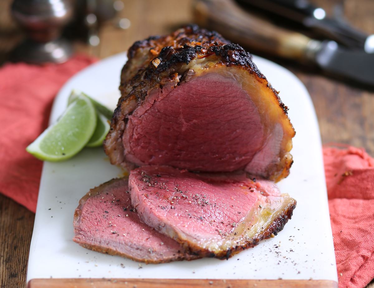 Roast Topside of Beef with Mexican Spices