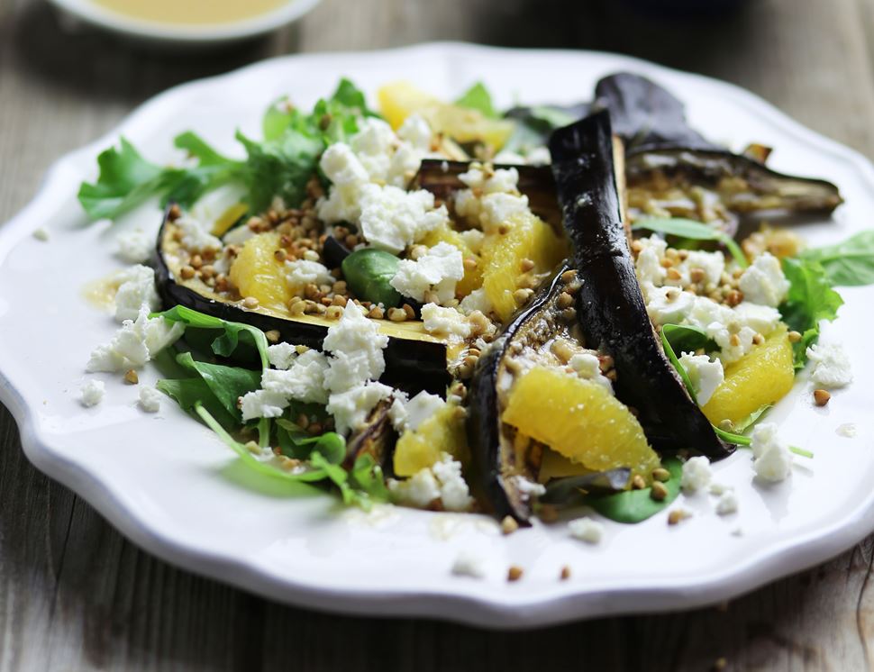 Moreish aubergine salad