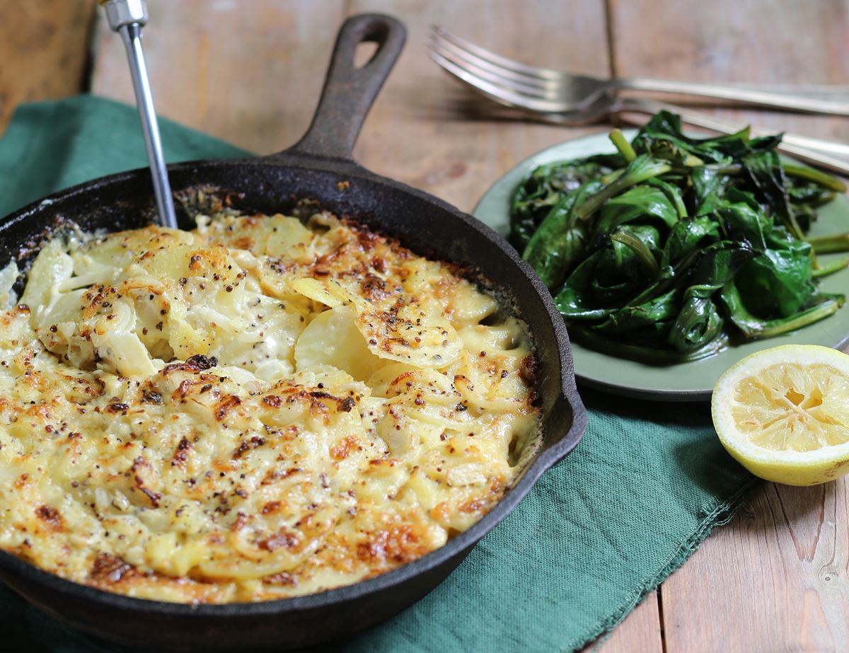 Cheesy Potato & Parsnip Bake