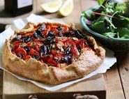 Rustic Tomato, Fennel & Olive Tart with Cheddar Pastry
