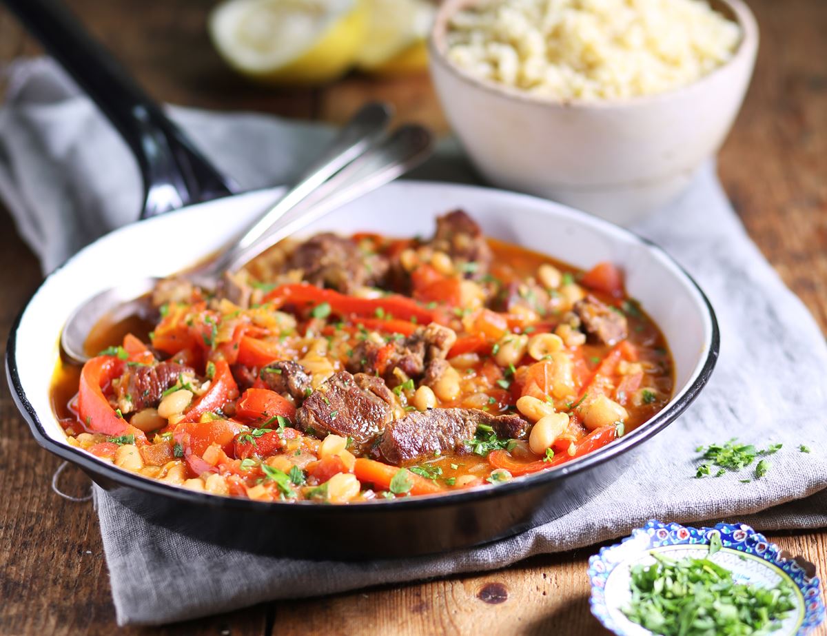 Syrian Lamb & White Bean Stew