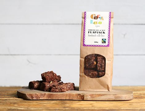 Chocolate & Nut Flapjack, Organic, Cocoa Loco (200g)