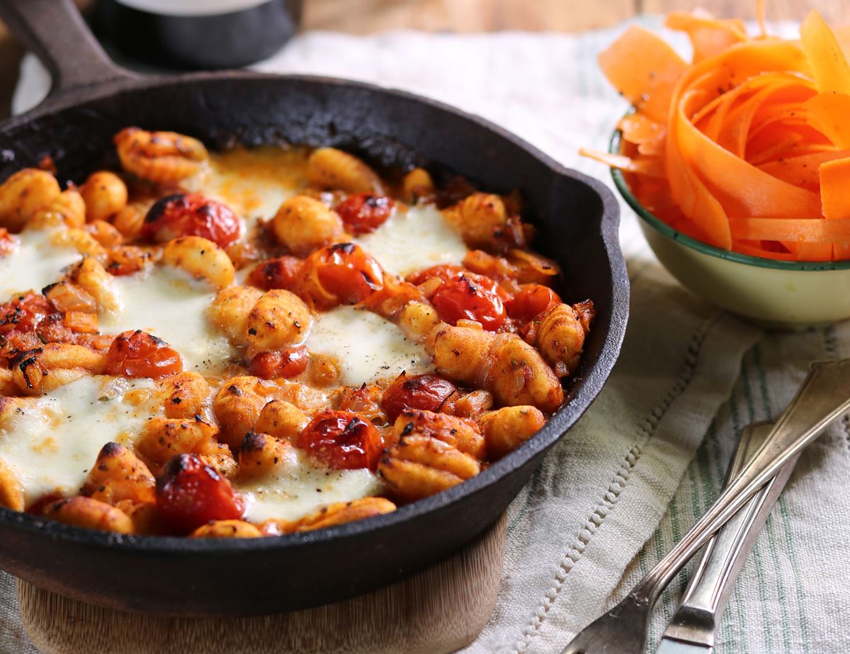 Tomato & Mozzarella Grilled Gnocchi