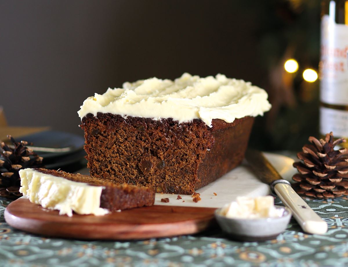 Ginger Cake with Whisky Icing