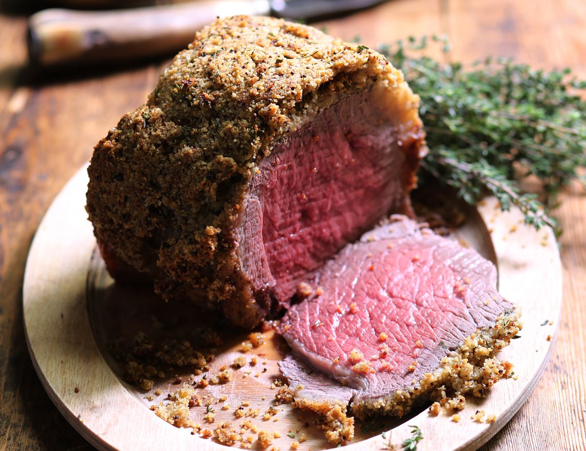 Topside with Mustard & Thyme Crust