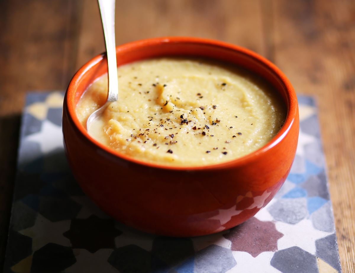 Curried Swede & Coconut Soup