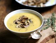 Jerusalem Artichoke & Mushroom Soup