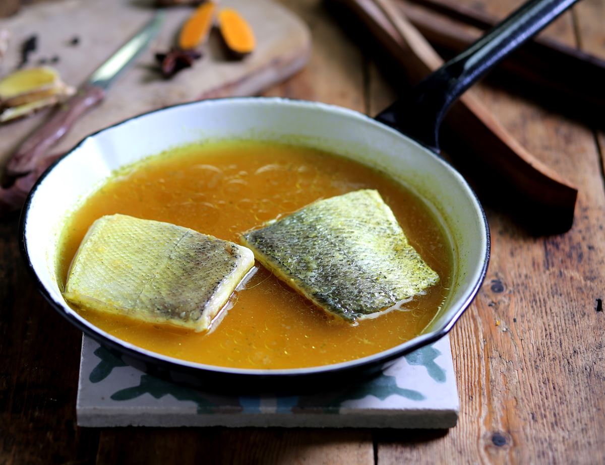 Golden Fish in Turmeric Broth