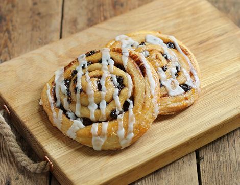 Cinnamon & Raisin Danish, Organic, Authentic Bread Co. (pack of 2)