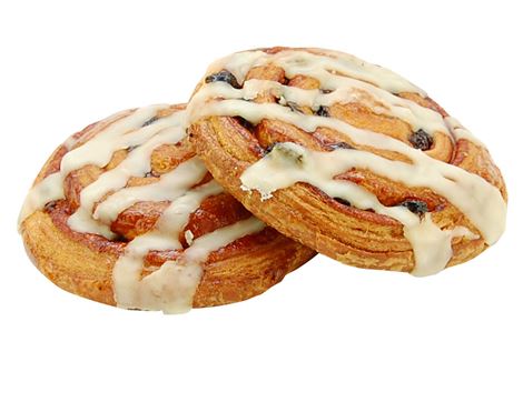 Cinnamon & Raisin Danish, Authentic Bread Co. (pack of 2)