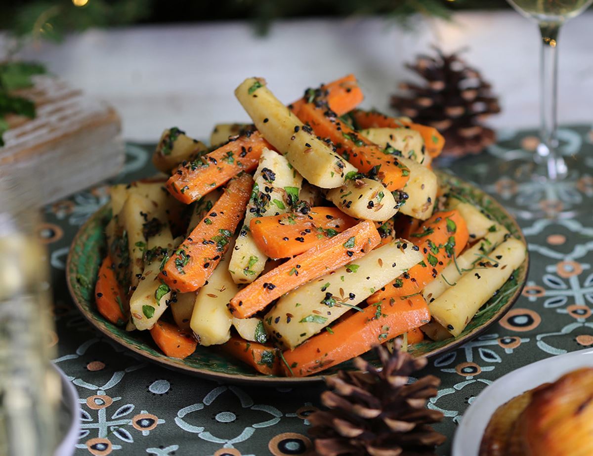 Buttered Carrots & Parsnips