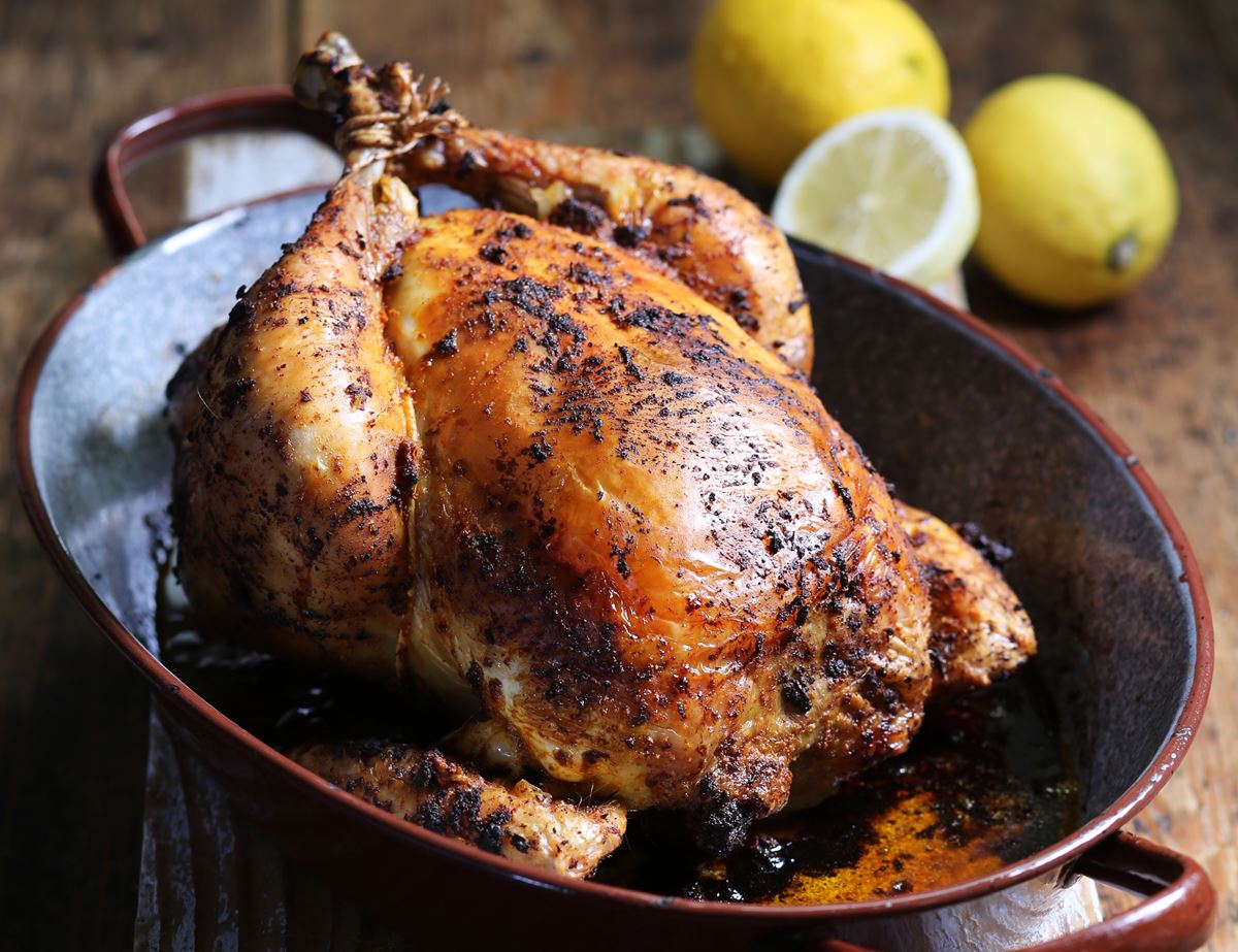Roast Chicken with Shawarma Spices