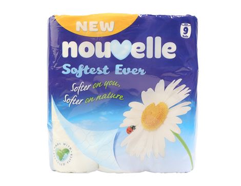 Toilet Tissue, Nouvelle (pack of 9)