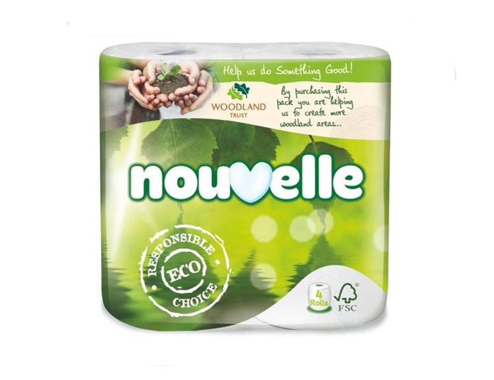 Toilet Tissue, Nouvelle (pack of 4) | Abel & Cole Toilet Tissue, Nouvelle (pack of 4) | Abel & Cole