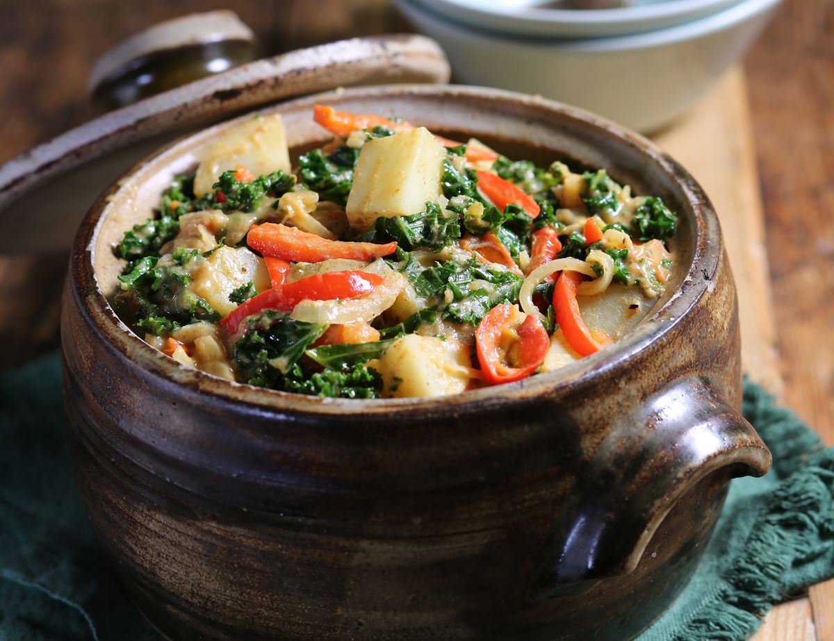 Kale, Peanut & Coconut Curry