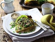 Griddled Cabbage Wedges with Spiced Butter & Seeds